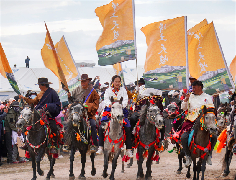 千匹駿馬行天峻。天峻縣委宣傳部供圖